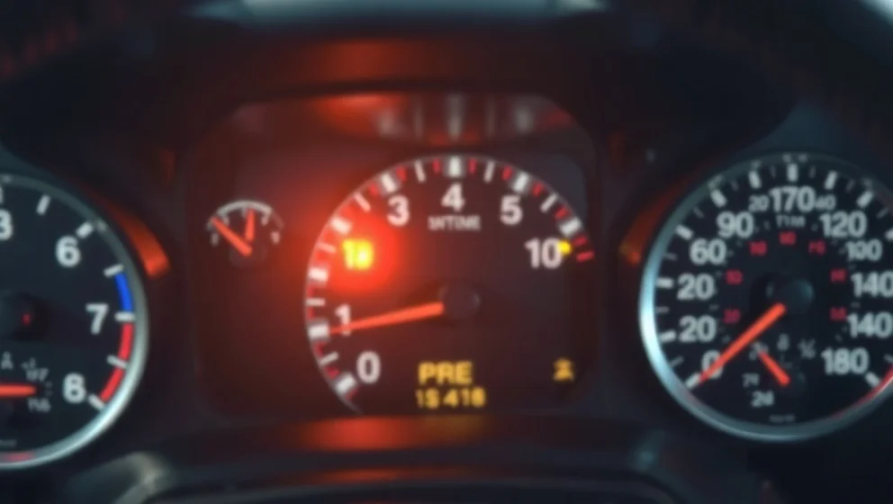 Motorlampa som lyser orange och vad det egentligen betyder
